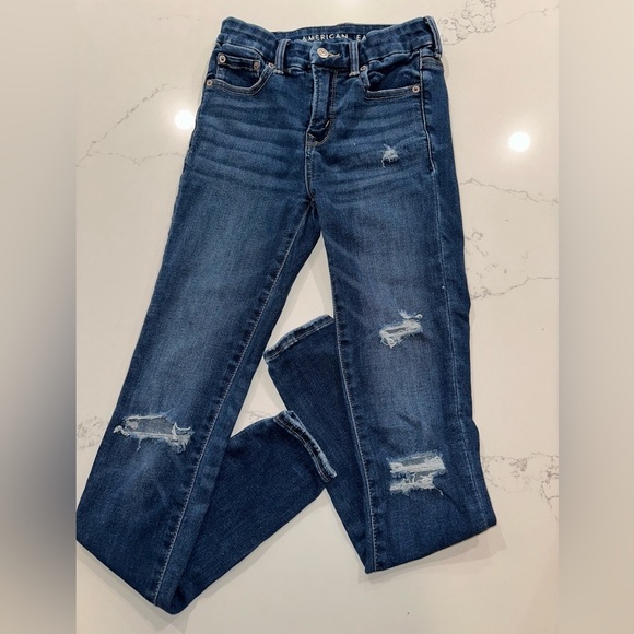 Lux Stretch American Eagle High waisted Jegging SZ:0 - Picture 13 of 15